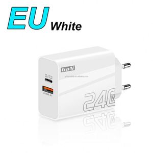 EU US UK <b>Plug</b> Multiple Ports 2 Port USB+Type-C Mobile Phone Charger QC3.0+PD Fast Charger Smartphone Fast Charging <b>Adapter</b> - Product Image 2