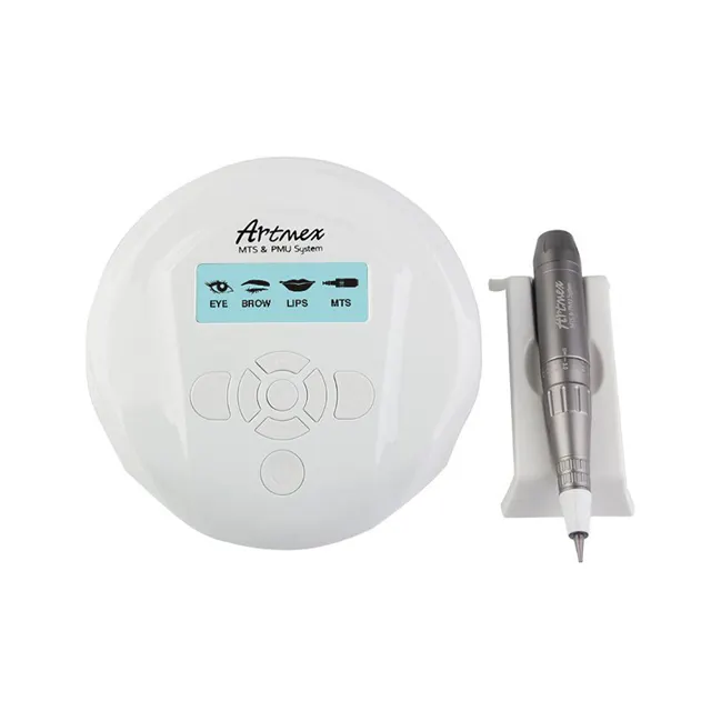 Artmex V6 Buen Precio Suministros Control Digital 10 Velocidades Máquina de Maquillaje Permanente Para Cejas Pigmento Labios Mts Máquina de Tatuaje