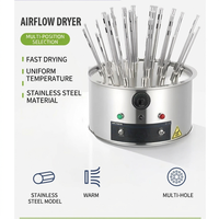 Glassware Airflow Dryer Stainless Steel C-Type Desiccator with 12/20/30 Holes for Tubes and Bottles Made in China