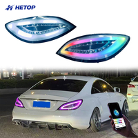 Feux arrière HETOP W218 CLS améliorés 2011-2017, feux arrière personnalisés spéciaux, feux de voiture RGB, lumières colorées, feux arrière DRL pour Benz