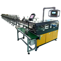 Machine d'emballage automatique pour enveloppes/paquets rouges/cartes de vœux, machine de formage et d'ensachage de sacs en plastique OPP, autocollants, sacs en plastique PP PE