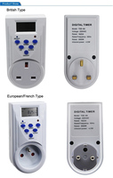 Interruptor Temporizador Digital Programable de 24 Horas TGE-6A, Enchufable, 220V