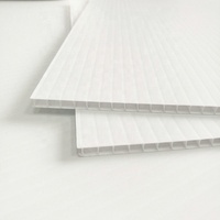 Plaque en plastique ondulé blanc PP pour panneaux de jardin