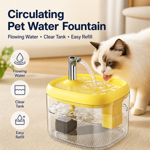 Fuente de agua circulante para <span class=keywords><strong>mascotas</strong></span> que estimula a las <span class=keywords><strong>mascotas</strong></span> a beber más, al tiempo que reduce el agua estancada en el tazón. - Product Image 5