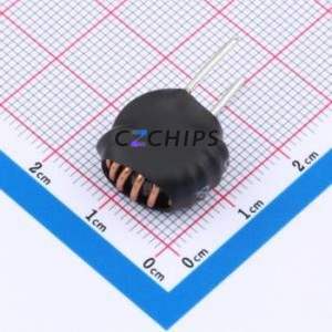 Inductor de Anillo de Color / Inductor de Orificio Pasante XR050125TS100MV1L, Componente de Orificio Pasante (THT), 15.5x7.5mm 10uH 10% 5A - Product Image 1