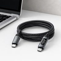 Câble USB C de charge rapide Toocki 240W, compatibilité large du protocole PPS, type C vers type C, cordon de charge pour ordinateur portable, tablette, téléphone