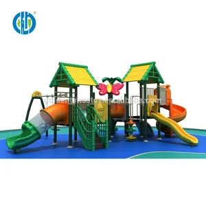 Wholesale children plastic play ground slide kids backyard playground