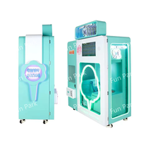 Distributeur automatique de nourriture personnalisable à haut rendement exploité par un centre commercial Machine à barbe à papa commerciale intelligente