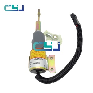 Válvula solenoide de parada 3932529 para motor 6BT5.9, excavadora R210-3 R220-5, solenoide de apagado, piezas de maquinaria de construcción - Product Image 5
