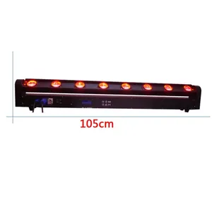 8 olhos rgbw 4 em 1 led luz de lavadora de parede para luz dj