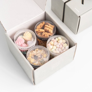 Hộp Đựng Bánh Trong Suốt Bằng Acrylic Thực Phẩm Phân Hủy Sinh Học Và Hộp Bánh Quy Bánh Ngọt Hộp Đựng Bánh Quy Bằng Nhựa Hình Trụ - Product Image 4