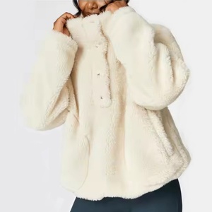 Women's <b>Short</b> Breathable Eco-Friendly Fleece Winter <b>Jacket</b> with Cotton-Padded Lining Nylon Lining - Product Image 4