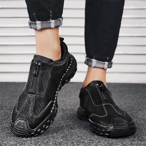 Mocassins à coutures faites à la main chaussures <span class=keywords><strong>taille</strong></span> 38-46 plat décontracté en gros <span class=keywords><strong>bateau</strong></span> chaussures homme chaussures de marche décontractées - Product Image 3