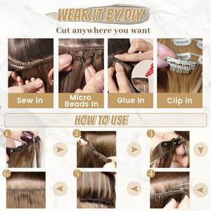 KSWIGS Extensiones de Cabello Humano Virgen 100% al por Mayor Directo de Fábrica, Paquetes de Cabello para Salones y Distribuidores - Product Image 4