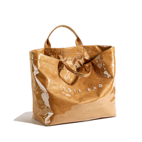 Sac fourre-tout de luxe transparent en PVC Tyvek avec logo personnalisé, en papier DuPont enduit, réutilisable et imperméable, vente en gros