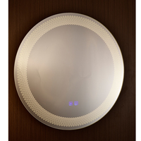 Console de miroir latéral éclairée Infinity moderne IP44 pour hôtel, appartement, villa