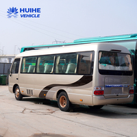 Sièges Confortables de Luxe Diesel Euro 3 Manuel 16-30 Places Moteur 4-6L pour Minibus Coaster Bus de Passagers d'Occasion