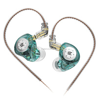 Auriculares KZ EDX Pro Deportivos HiFi con Bajos Potentes, 1 Auricular Dinámico Intrauditivo, Auriculares de Monitoreo, Alta Sensibilidad, para Audiófilos