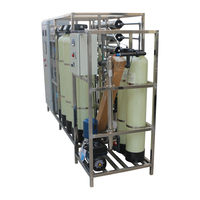 Système de purification d'eau potable automatique RO 500 LPH, usine de filtration par osmose inverse industrielle pour eau de puits et de forage, ISO&CE