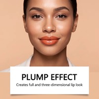 Coffret de gloss à lèvres peel-off édition limitée Noël (Orange Argile) – Protection longue durée, effet repulpant et gloss frais
