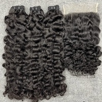 Extensions de cheveux humains bruts vietnamiens à donneur unique, bouclés crépus birmans, extensions de cheveux bruts vietnamiens indiens bouclés, vente en gros