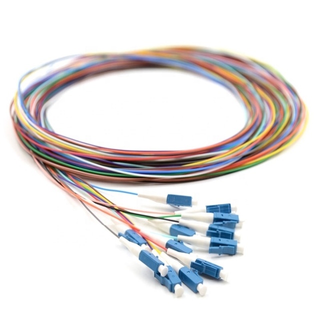 Factory Optical Fiber Pigtail With Diameter 0.9mm/2mm/3mm SC/LC/FC/ST Fiber Optic Cable SM MM