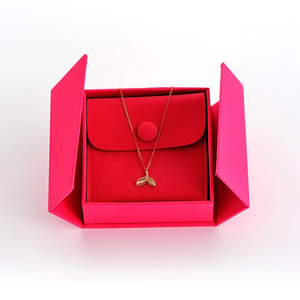 กล่องของขวัญแบบกำหนดเองขายส่ง ชุดกล่องของขวัญ DIY สร้างสรรค์ กล่องบรรจุภัณฑ์เครื่องสำอางแบบแข็งคุณภาพสูง ใช้ซ้ำได้ แบบสองประตู สำหรับคนรัก - Product Image 2