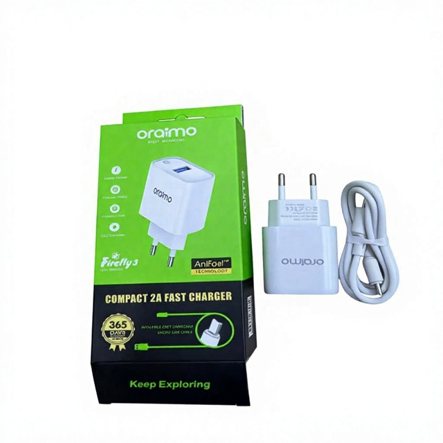Hot Selling Oraimo USB Adapter US EU UK Plugs for Infinix for Samsung for Tecno Devices QC3.0 PD Function 20W 5V/2A