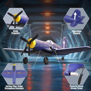 Avion RC de chasse F4U de la marine américaine Volantexrc 76208, radio 2,4 GHz et stabilisateur gyroscopique, 3 canaux, EPP, prêt à voler - Product Image 3
