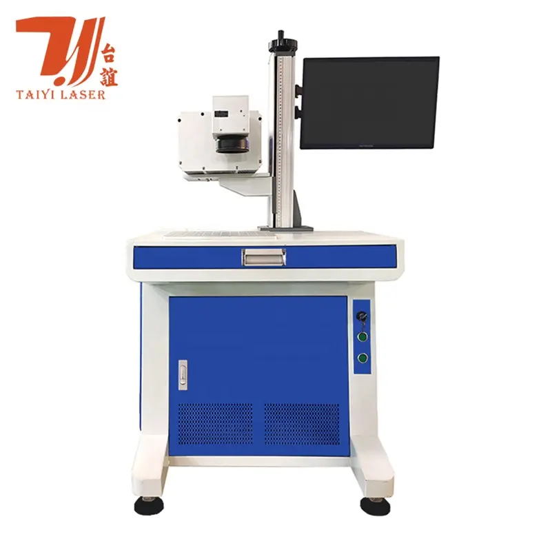 Máquina De Impressão A Laser De Fibra UV Régua Válvula Facas De Borracha Mesa Auto Peças Basquete Futebol Tênis De Mesa