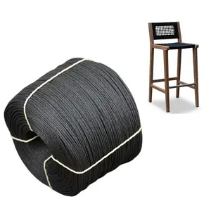 丹麦绳编织包装防水棕色天然黑色芯绞合纸绳丹麦绳椅子桌椅家具