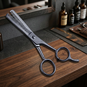 Tijeras de Entresacar Profesionales Económicas para Salón, con Punta de Cuchilla Ancha de 28 Dientes, para Diestros, para Cortar el Cabello - Product Image 5