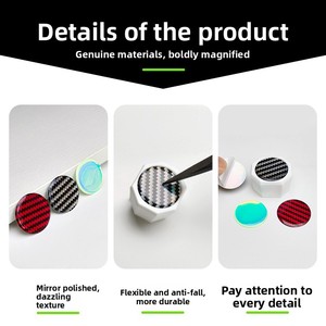 Accesorios Personalizados para Palas con Logotipo, Pegamento para Tapas de Mango, Adhesivos con Logotipo, Pegatinas con Diseño Láser para Empuñaduras de Raquetas Personalizadas - Product Image 3