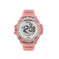 Montre de sport numérique transparente pour enfants, avec rétroéclairage EL, étanche, chronographe, calendrier, alarme, cadeaux pour adolescents