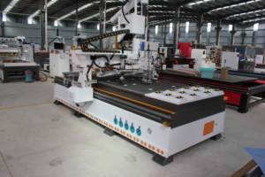 Jinan M-SHINE แกะสลักงานไม้1325 ATC CNC เครื่อ<span class=keywords><strong>ง</strong></span>ตัดสำหรับกระบว<span class=keywords><strong>น</strong></span>การ MDF PVC - Product Image 3