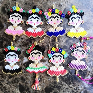 Moyamiya-pulsera de miyuki hecha a mano con cuentas, figuras de la bella mexicana, joyería hecha a mano, productos populares, 2020 - Product Image 6