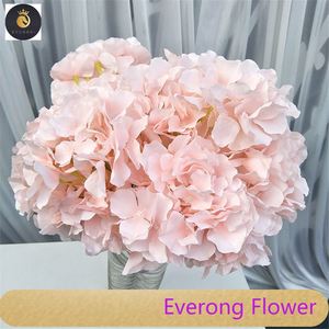Alta calidad 5 ramas Hortensia flor artificial Rosa imitación seda <span class=keywords><strong>hortensias</strong></span> flores boda artificial - Product Image 2
