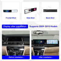 Autoradio ZWNAV 12,3+12,3 pouces pour BMW Série 7 2009-2012, CarPlay sans fil, navigation GPS, lecteur multimédia vidéo, écran d'affichage