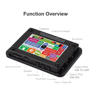 ESP32-P4 บอร์ดพัฒนาสมาร์ทวิชั่น, จอสัมผัส LCD ขนาด 3.5 นิ้ว, 320×480, กล้อง OV5647 5MP, ไมโครโฟนและลำโพงในตัว, Wi-Fi 6, BLE5, รองรับ Xia - Product Image 4