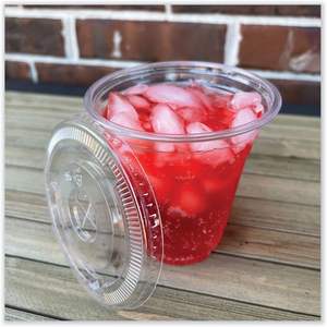 Gobelets froids en PET transparents Boardwalk 9 oz, vaisselle en plastique compacte, 1 000/carton - Product Image 5