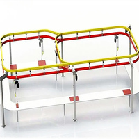 Grue monorail de 1 tonne, palan électrique chinois, grue modulaire à pont roulant, prix du rail de guidage, grue à pont incurvée