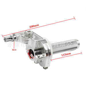 LINGQI ACERBIS pegangan Throttle Twist motor, pengisi Throttle Twist besar CNC Visual + pegangan Throttle Twist garis - Product Image 4