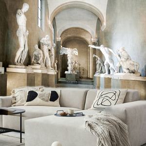 วอลเปเปอร์กันน้ำ 3 มิติ ลายภาพศิลปะ ตกแต่งผนังบ้าน ภาพศิลปะเปลือยกาย รูปปั้นมนุษย์ - Product Image 3