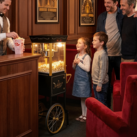 CCP510 Dubbele spanning 600W 43,5x65x136cm Popcornmachine
