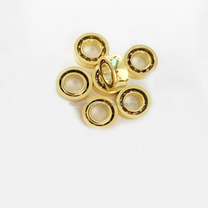 Прецизионные миниатюрные вогнутые 1/4 "x1/2" x3/16 "R188U R188KK YoYo дюймовые подшипники с глубоким пазом хромированная сталь золотистая с открытыми уплотнениями - Product Image 1