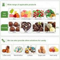Mini machine de production de sucettes et de bonbons gélifiés pour bébés, fabriquée en Chine, ligne de confiserie