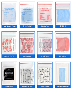 Ruban adhésif double face invisible de qualité supérieure, 36 pièces/<span class=keywords><strong>lot</strong></span>, adhésif puissant pour perruques et extensions capillaires, outils adhésifs - Product Image 4