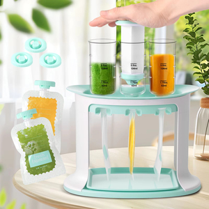 Wholesale Reusable Food Squeeze Station With 5pcs Bags Multi Purpose Baby <b>Mills</b> Easy Clean Eco Friendly Homemade - Product Image 1