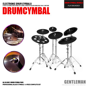 PD Black Silicone pratos de tambor eletrônico <span class=keywords><strong>OEM</strong></span> polegadas | Desempenho profissional passeio Hi-Hat Set | China fez acessórios de tambor - Product Image 2