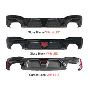 Diffusore Posteriore Stile CS con LED per <span class=keywords><strong>BMW</strong></span> Serie 5 G30 520 <span class=keywords><strong>530</strong></span> 540 M550 MT, Diffusore in ABS 2017-2023 - Product Image 1